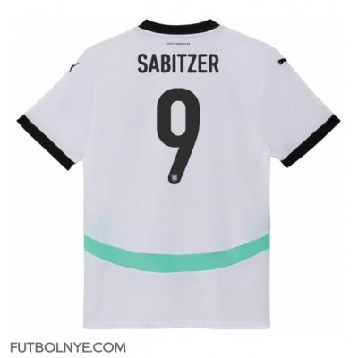 Camiseta Austria Marcel Sabitzer #9 Visitante Equipación para mujer Eurocopa 2024 manga corta Camiseta Austria Marcel Sabitzer #9 Visitante Equipación para mujer Eurocopa 2024 manga corta